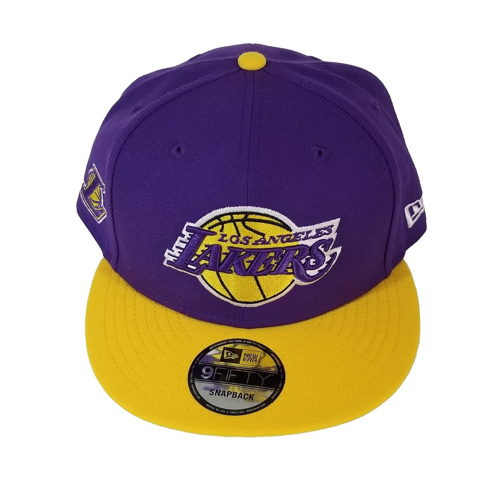 New Era Cap Mens OS Purple Los Angeles Lakers 9FIFTY Snapback Hat NBA